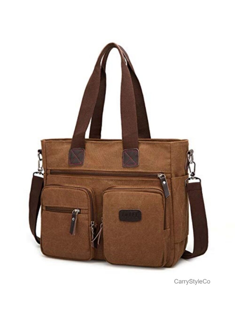 ToLFE Women Canvas Satchel Handbag Tote Shoulder Bag Travel Work Purse